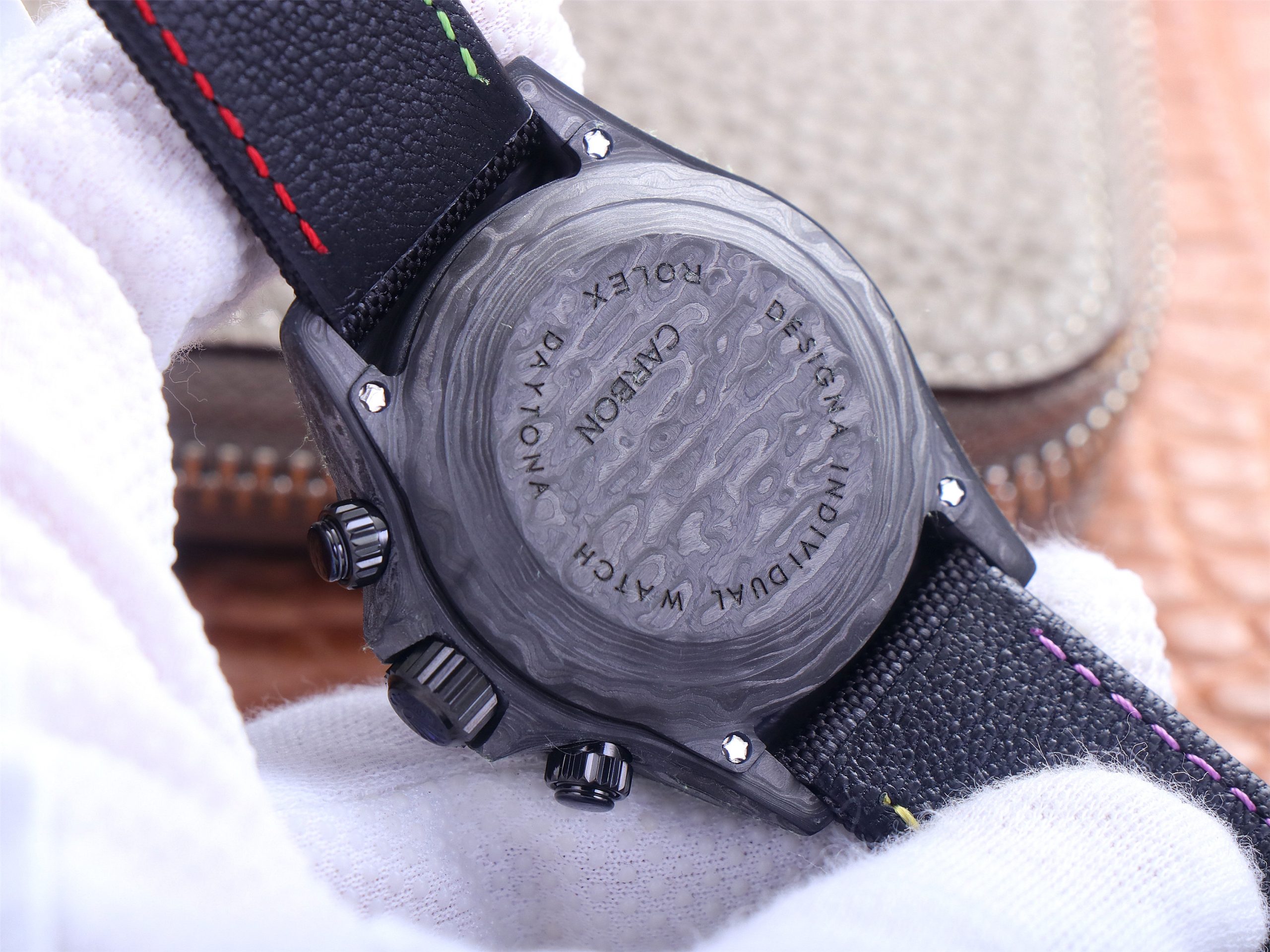 2023021205241269 scaled - 仿勞力士迪通拿價格及圖片 JH廠手錶精仿勞力士迪通拿碳纖維定制版￥4580