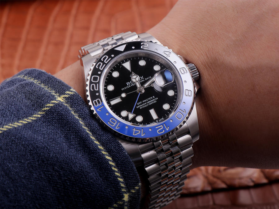 2023021207095896 - v9廠手錶勞力士格林尼治II 126710BLNR GMT 復刻價格￥4580