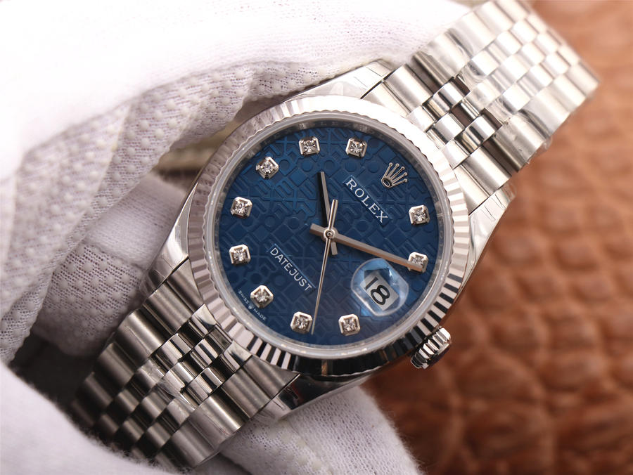 2023021208350914 - 勞力士日誌電腦盤高仿手錶 藍盤 ew廠 男錶價格￥2680