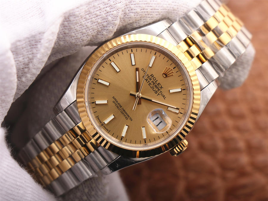 2023021211574135 - 18k間金 復刻手錶勞力士手錶 日誌型126233 男錶價格￥2780