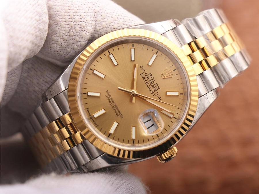 2023021211574688 - 18k間金 復刻手錶勞力士手錶 日誌型126233 男錶價格￥2780