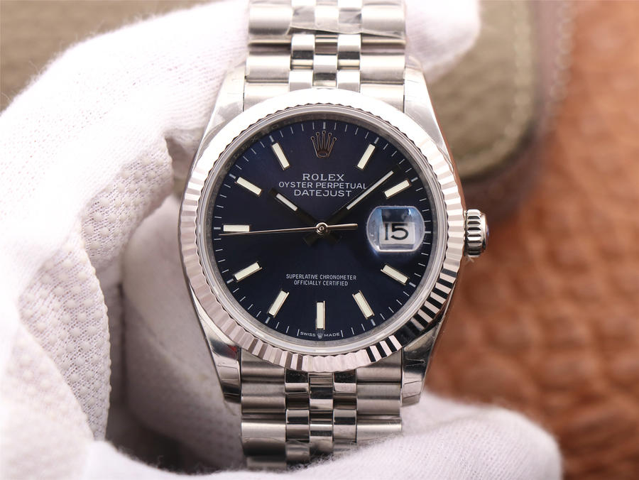 2023021315240233 - 勞力士日誌型高仿手錶繫列價格 藍盤 126234 ew廠男士腕錶￥2680