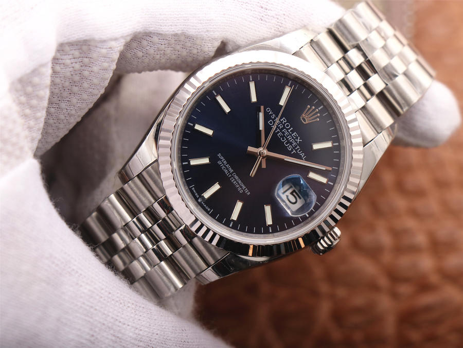 2023021315240522 - 勞力士日誌型高仿手錶繫列價格 藍盤 126234 ew廠男士腕錶￥2680