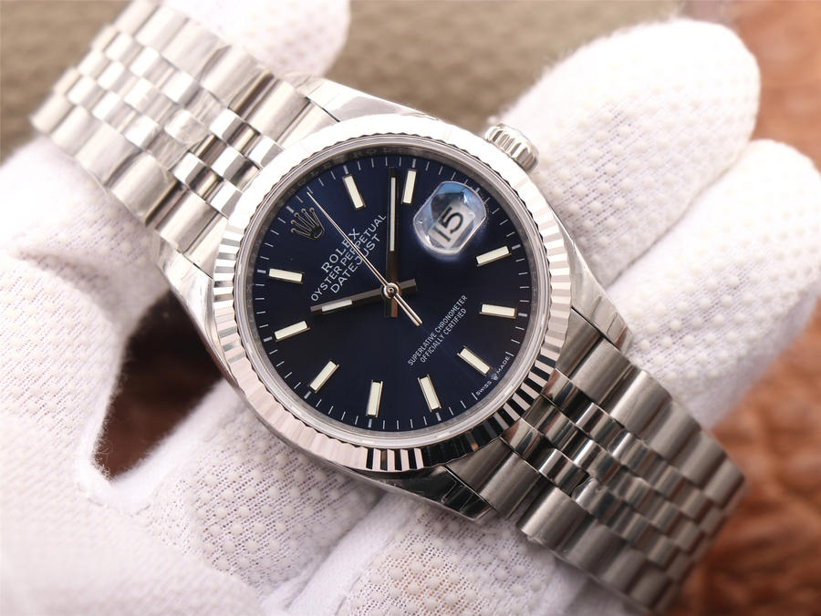 2023021315240846 - 勞力士日誌型高仿手錶繫列價格 藍盤 126234 ew廠男士腕錶￥2680