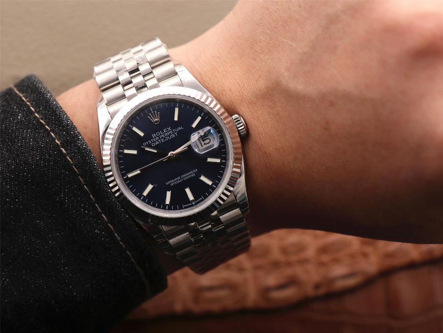 2023021315242345 - 勞力士日誌型高仿手錶繫列價格 藍盤 126234 ew廠男士腕錶￥2680