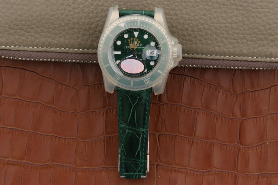 2023021616095245 - n廠v10勞力士綠鬼價格 鱷魚皮錶帶 904l鋼 送一副鋼帶￥4580