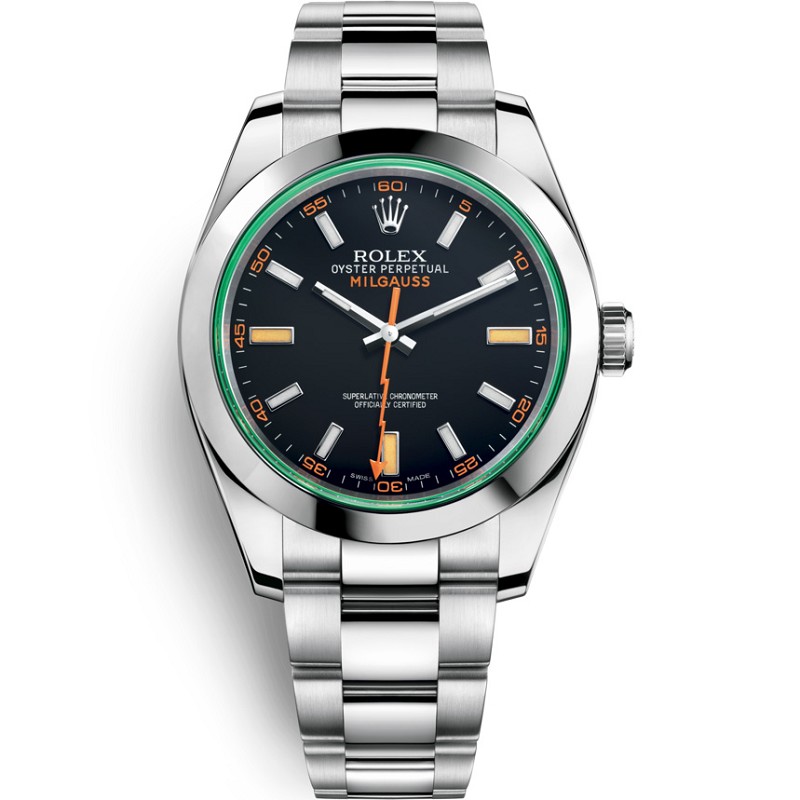 2023021707215048 - 高仿手錶勞力士閃電針 dj廠勞力士MILGAUSS型 綠色116400GV￥3380