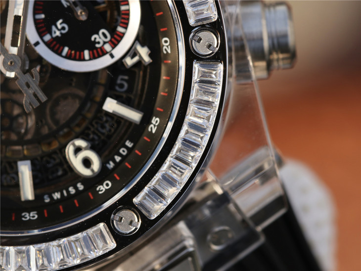 2023021806121873 - HB廠恆寶宇舶錶年度佳高仿手錶作品—宇舶玻璃計時BIG BANG繫列411.JX.4802.RT“全透腕錶”￥4580
