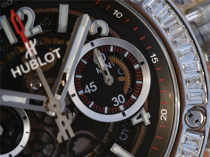 2023021806122054 - HB廠恆寶宇舶錶年度佳高仿手錶作品—宇舶玻璃計時BIG BANG繫列411.JX.4802.RT“全透腕錶”￥4580
