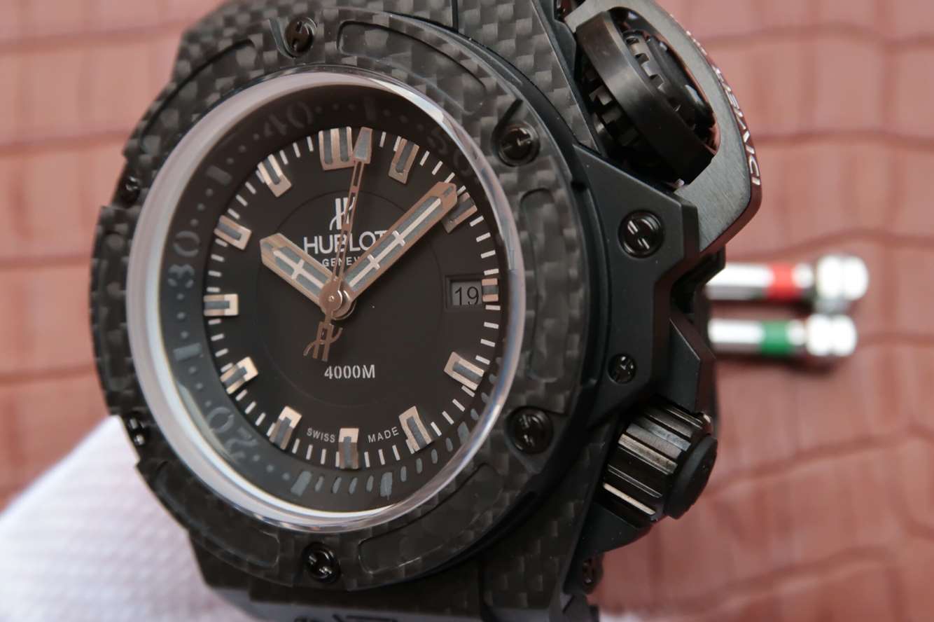 2023021814133840 - V6廠宇舶Hublot 繫列King Power Oceanographic 4000腕錶731.QX.1140.RX 鍛造碳纖維￥5580