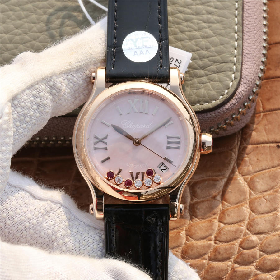 2023022111150281 - 蕭邦快樂鉆石女錶復刻手錶 YF蕭邦30周年特別款女士腕錶￥2980