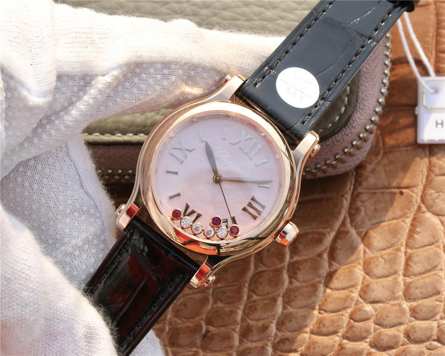 2023022111151433 - 蕭邦快樂鉆石女錶復刻手錶 YF蕭邦30周年特別款女士腕錶￥2980