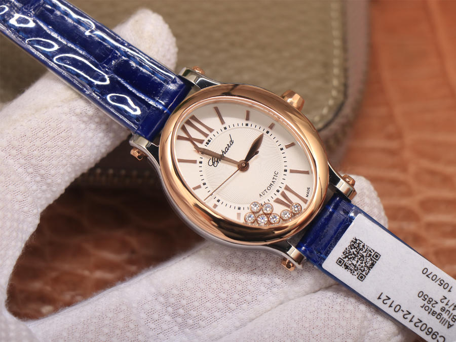 2023022111473824 - 復刻手錶蕭邦女士手錶價格及圖片 蕭邦CHOPARD快樂鉆石女錶玫瑰金￥3180