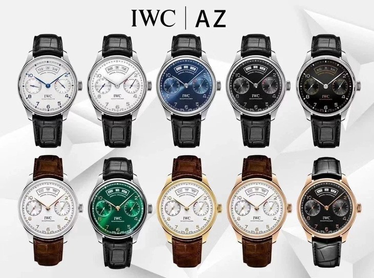 2023022206565594 - 萬國精仿一比一復刻手錶 葡萄牙繫列az廠手錶 IW503502 藍盤 自動機械錶￥3380