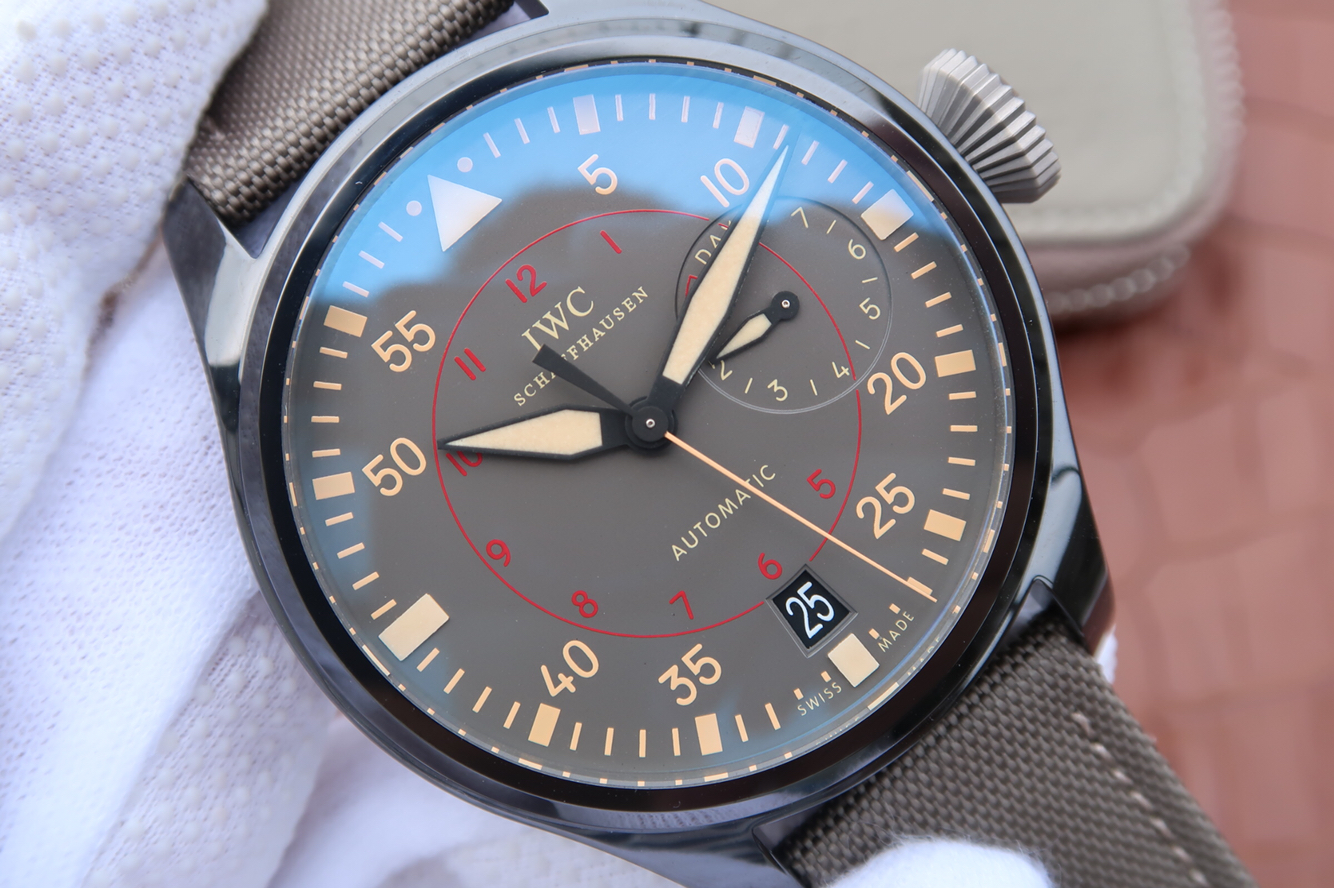 2023022603551032 - 萬國飛行員軍綠色高仿手錶 ZF廠萬國陶瓷大飛版IW501902￥2980