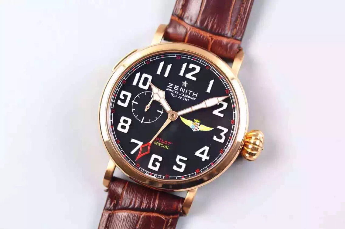 2023030408001587 - 復刻手錶真力時對比 XF真力時 飛行員洋蔥大把頭男士手錶￥2480
