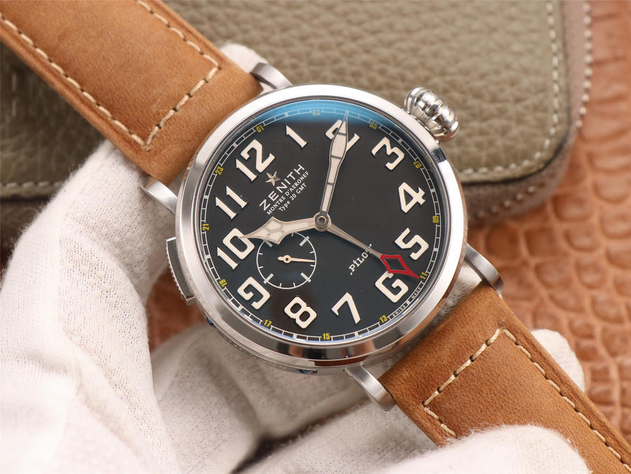 2023030409260594 - 復刻手錶真力時手錶價格錶 真力時飛行員GMT兩地時間功能￥2580