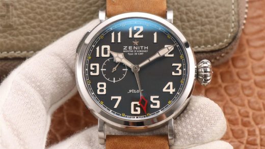 2023030409272252 520x293 - 復刻手錶真力時手錶價格錶 真力時飛行員GMT兩地時間功能￥2580