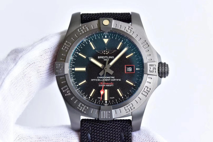 2023030503293663 - 百年靈機械手錶精仿 gf廠手錶百年靈黑鳥偵察機V1731110|BD74|109W|M20BASA.1腕錶V4版￥3480