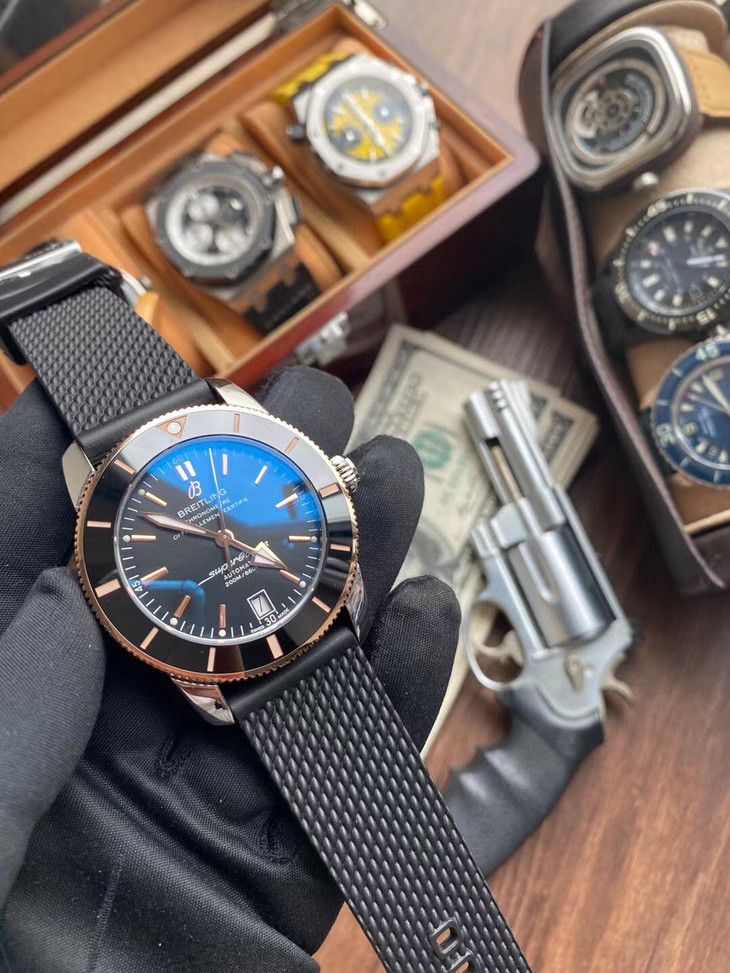 2023030503360523 - 復刻百年靈男士手錶多少錢 gf廠手錶百年靈超級海洋文化二代42 UB2010161C1S1￥3380