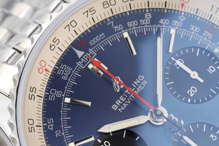 2023030503535138 - 百年靈復刻男士手錶多少錢 gf廠手錶百年靈航空計時1繫列 AB0121211C1A1 藍盤￥3680