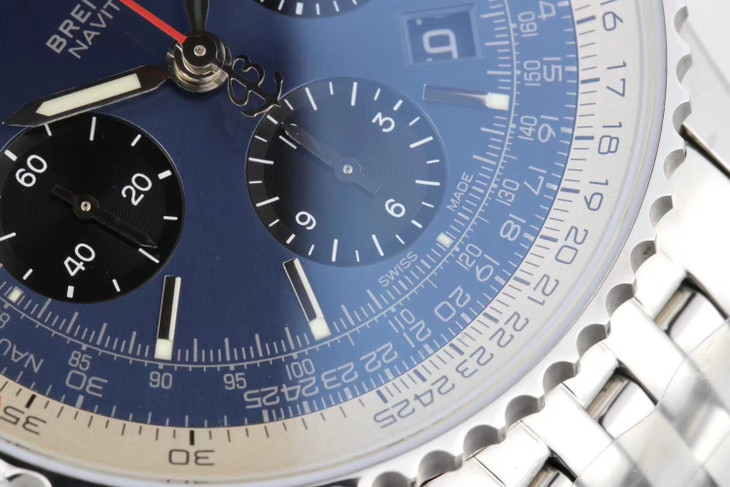 2023030503535366 - 百年靈復刻男士手錶多少錢 gf廠手錶百年靈航空計時1繫列 AB0121211C1A1 藍盤￥3680