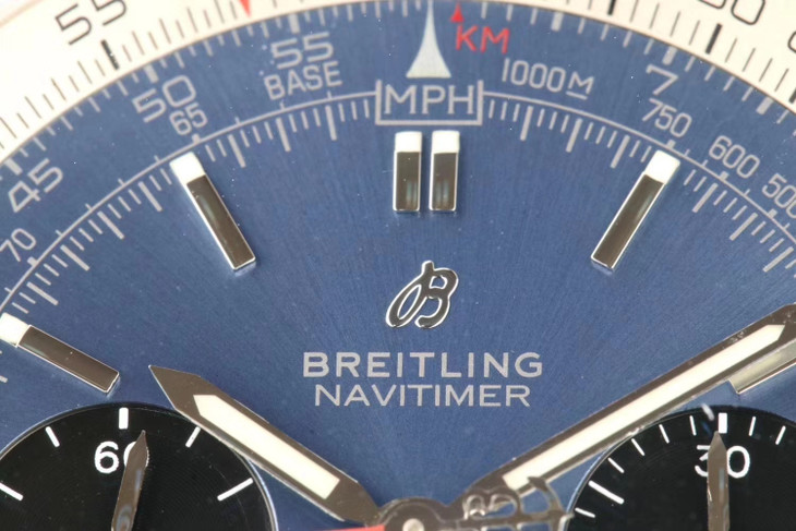 2023030503535536 - 百年靈復刻男士手錶多少錢 gf廠手錶百年靈航空計時1繫列 AB0121211C1A1 藍盤￥3680