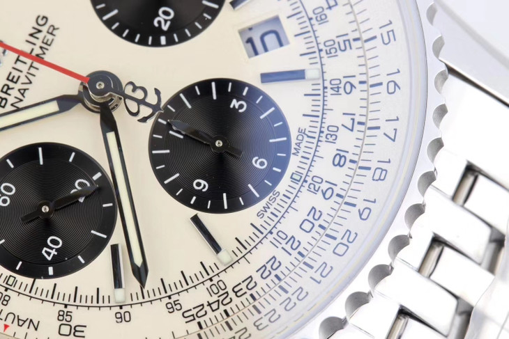 2023030507001150 - 復刻百年靈航空計時手錶 gf廠手錶百年靈航空計時1繫列 AB0310211G1A1 白盤￥3680