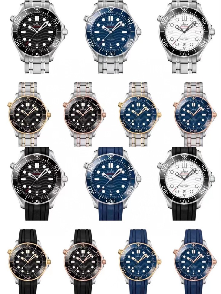 2023030510570672 - 復刻歐米茄海馬300灰色錶盤 OR廠手錶 210.30.42.20.06.001 機械錶￥3180