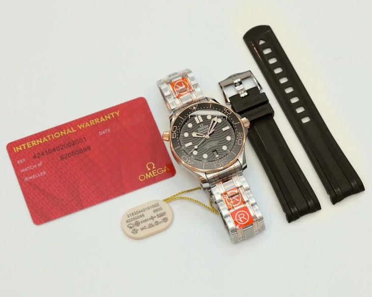 2023030511094316 - 歐米茄海馬300or廠手錶復刻 210.20.42.20.01.001 間玫瑰金 手錶￥3280