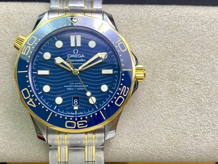 2023030511430199 - 歐米茄海馬藍盤復刻 OR廠手錶 210.20.42.20.03.001 間金男錶￥3280
