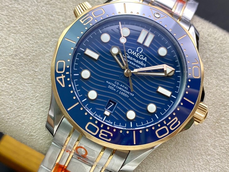 2023030511432023 - 歐米茄海馬藍盤復刻 OR廠手錶 210.20.42.20.03.001 間金男錶￥3280