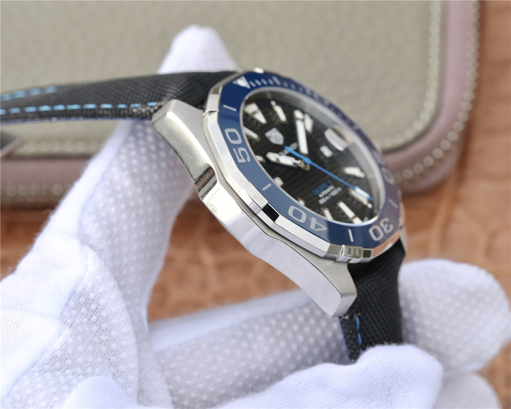 202303060346415 - 泰格豪雅500 高仿手錶 V6廠豪雅競潛43mm新品藍色陶瓷錶圈￥2680