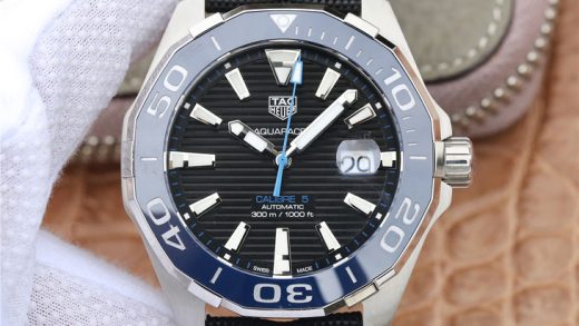 2023030603471455 520x293 - 泰格豪雅500 高仿手錶 V6廠豪雅競潛43mm新品藍色陶瓷錶圈￥2680