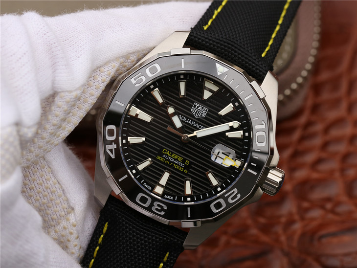 2023030603532193 - 高仿手錶泰格豪雅錶廠有哪些 V6泰高仿手錶泰格竟潛43mm黑殼￥2680