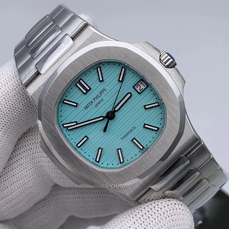 2023030611505410 - 精仿百達翡麗鸚鵡螺蒂芙尼藍 5711 3k廠手錶出品 經典機械男錶￥4680