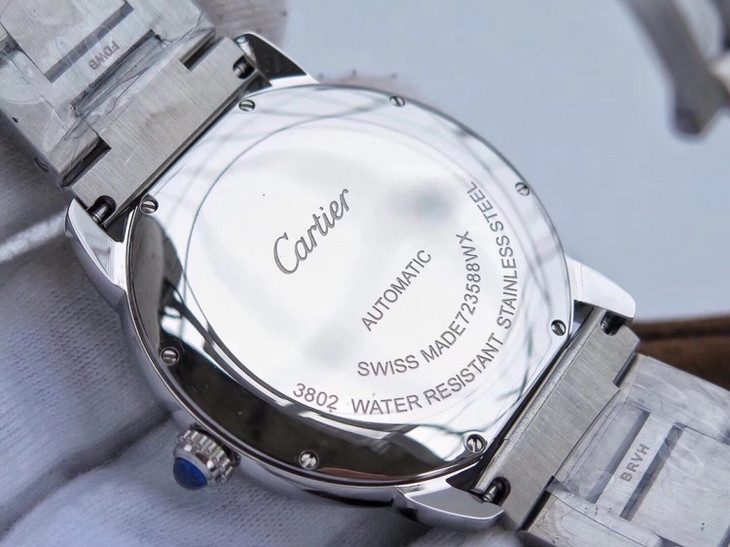 2023030713501882 - 卡地亞倫敦復刻男錶價格 A8廠手錶卡地亞RONDE繫列W6701011 機械手錶￥2680