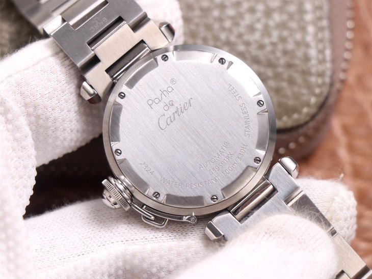 2023030714044027 - 精仿的卡地亞帕莎腕錶 v9廠手錶卡地亞帕莎 粉色盤 女錶￥2980