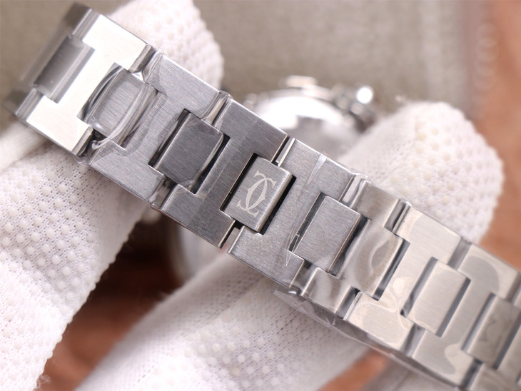 2023030714045310 - 精仿的卡地亞帕莎腕錶 v9廠手錶卡地亞帕莎 粉色盤 女錶￥2980