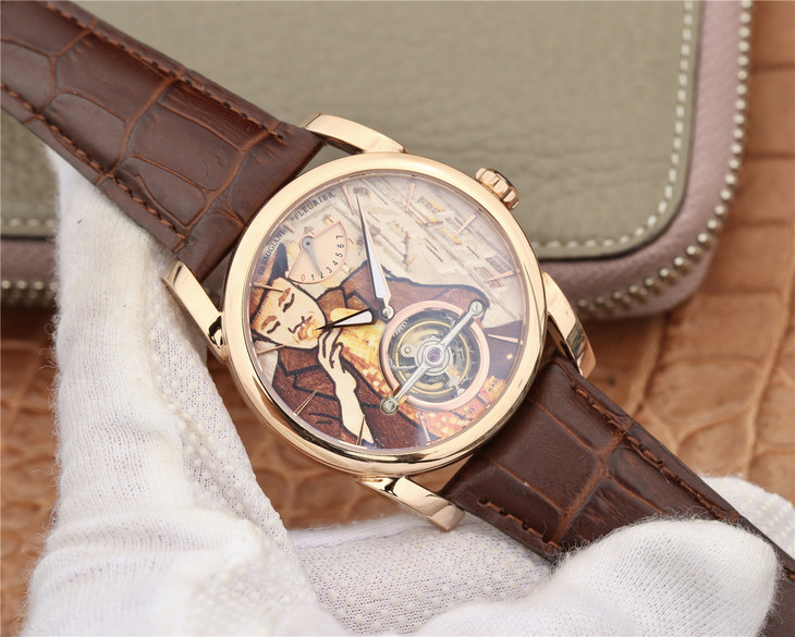 2023031001403556 - 造陀飛輪錶的高仿手錶廠家 JB廠帕瑪強尼陀飛輪手錶 PFS251 玫瑰金男錶￥8800