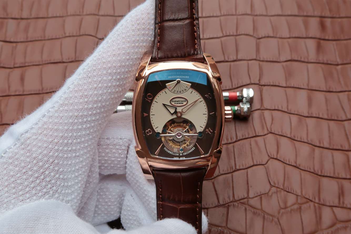 2023031002532584 - 帕瑪強尼香港復刻手錶鏤空手錶價格 BM廠帕瑪強尼TOURBILLON繫列PF011254.01 陀飛輪￥8800