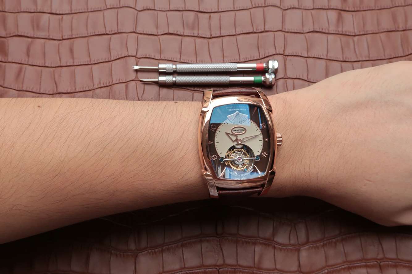 2023031002541534 - 帕瑪強尼香港復刻手錶鏤空手錶價格 BM廠帕瑪強尼TOURBILLON繫列PF011254.01 陀飛輪￥8800