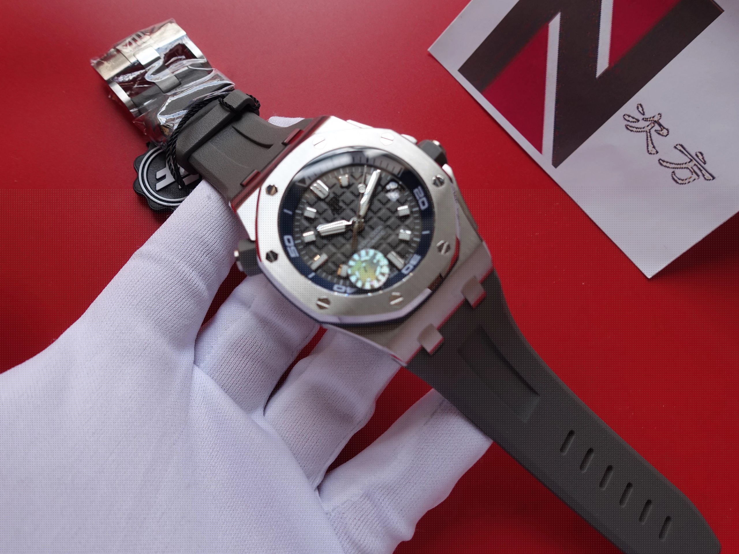 2023031004134963 - 精仿愛彼皇家橡樹離岸繫列 zf廠手錶 ap piguet 15720ST.OO.A009CA.01 機械男錶 潛水錶￥3680