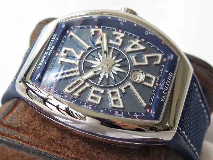 2023031111001232 - 法蘭克復刻男士手錶價格多少 ZF廠手錶法蘭克穆勒V45 SC DT YACHTING￥4580