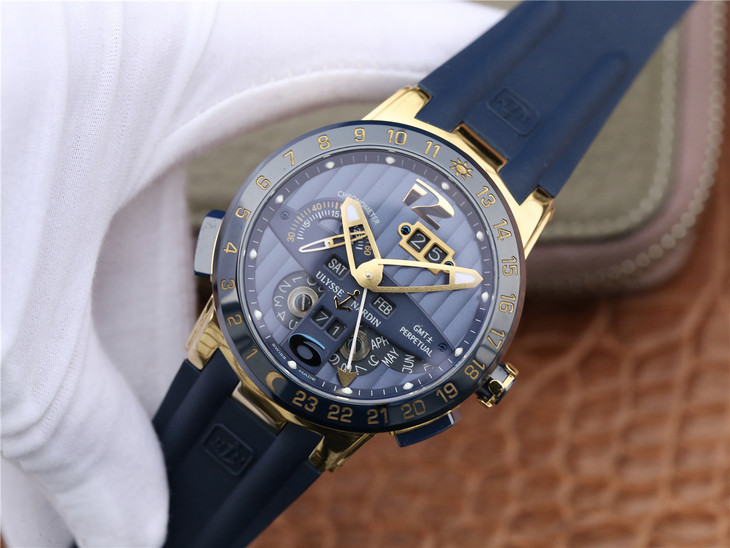 2023031709260838 - 守護雅典娜高仿手錶版裝備合成 TW廠雅典航海世家 El Toro/Black Toro萬年歴腕錶￥3680