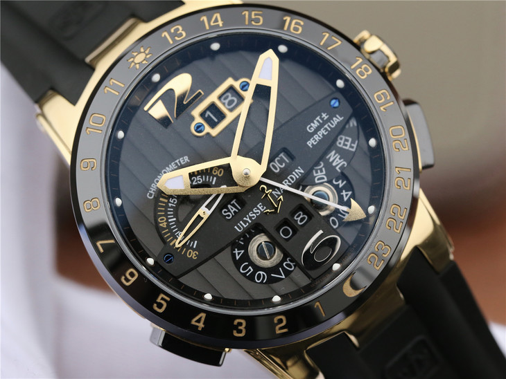 2023031709595253 - 雅典鎏金藍高仿手錶版 TW廠雅典航海世家 El Toro/Black Toro萬年歴腕錶￥3680