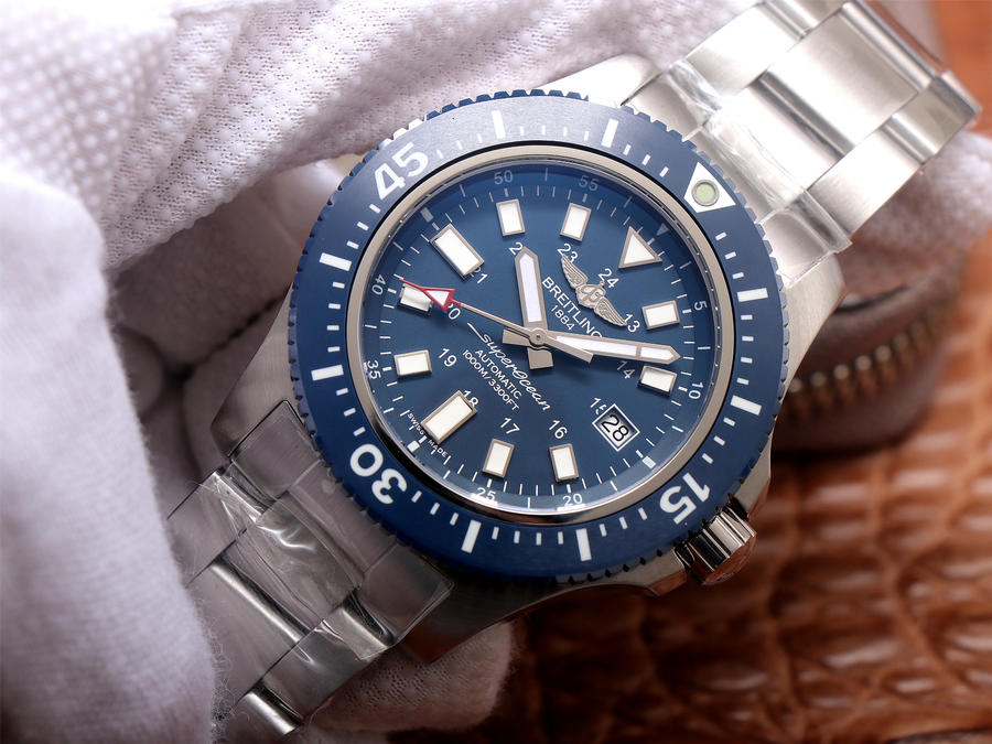 2023040504064361 - 百年靈復刻錶 tf廠手錶百年靈超級海洋 藍盤￥3180