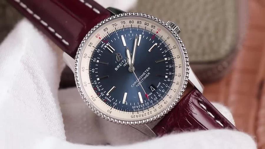 2023040504105954 - 百年靈哪個廠手錶復刻的好 tf廠手錶百年靈航空計時1 藍盤￥3180