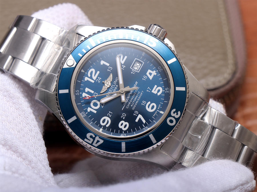 202304060055583 - 百年靈哪個廠手錶復刻的好 tf廠手錶百年靈超級海洋 藍盤￥3180