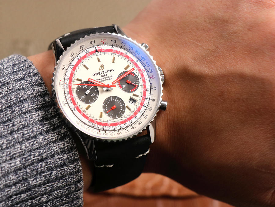2023040601041360 - 高仿手錶的百年靈 V9廠百年靈航空計時1繫列B01航空特別版手錶￥3180